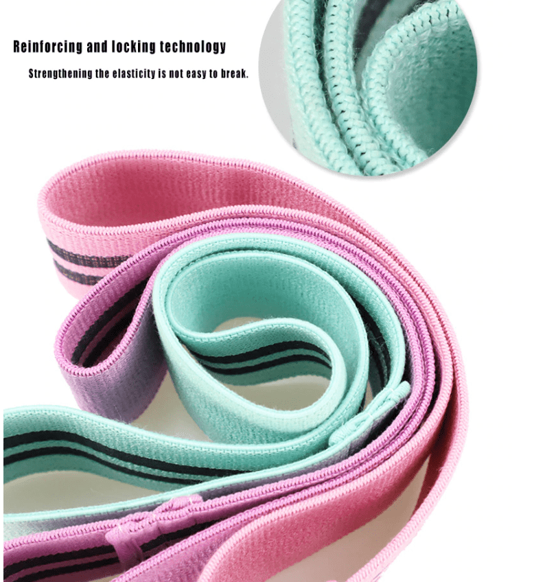 3 pack Fabric Resistance Bands for Legs and Butt + The 15 Best Butt Exercises + Adjustable Skipping Rope Speed Jump