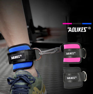 Fitness Adjustable D-Ring Ankle Straps