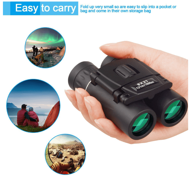 Compact Zoom Binoculars 8x21