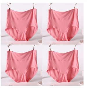 4Pcs/Lot Big Size Panties High Waist