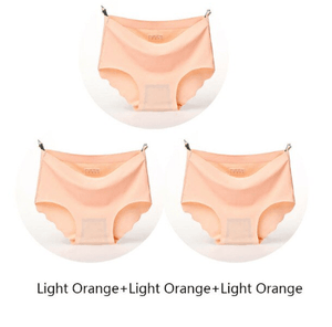 Ice Silk Sexy Women Panties / 3Pcs