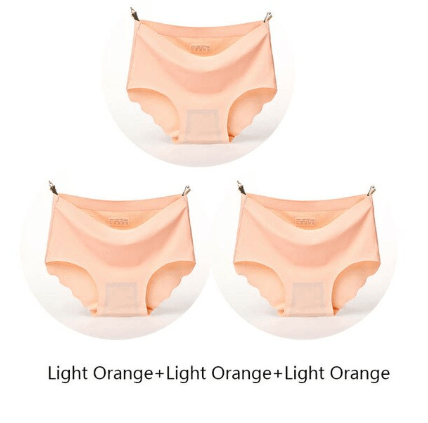 Ice Silk Sexy Women Panties / 3Pcs