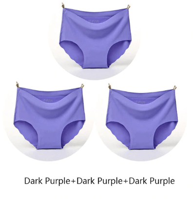 Ice Silk Sexy Women Panties / 3Pcs