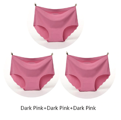 Ice Silk Sexy Women Panties / 3Pcs