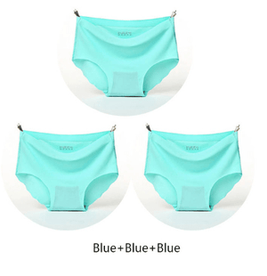 Ice Silk Sexy Women Panties / 3Pcs