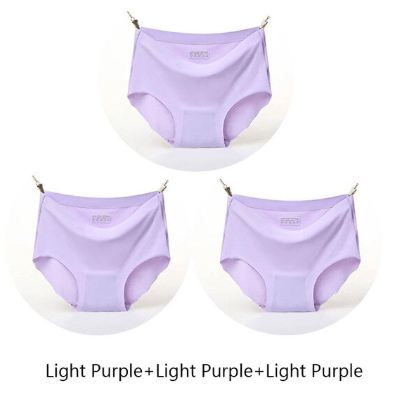 Ice Silk Sexy Women Panties / 3Pcs