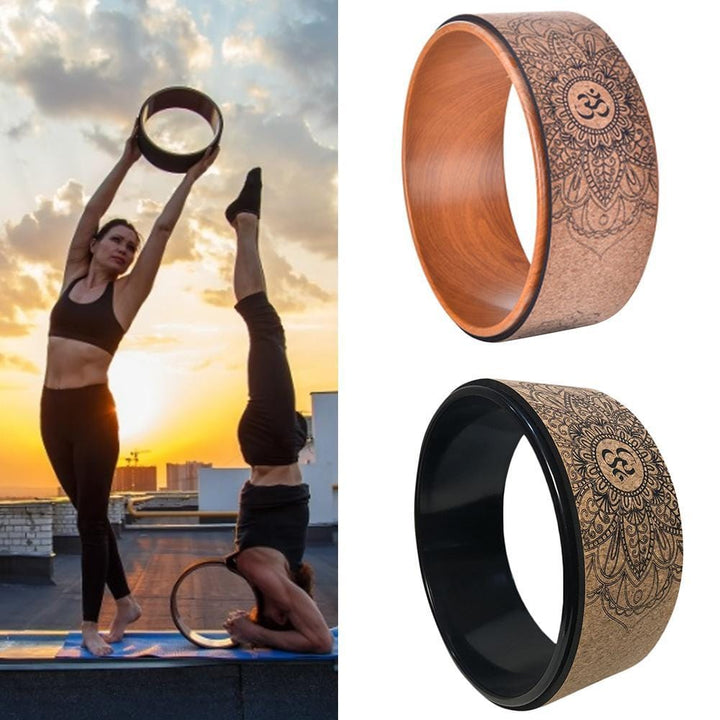 Cork Yoga Wheel