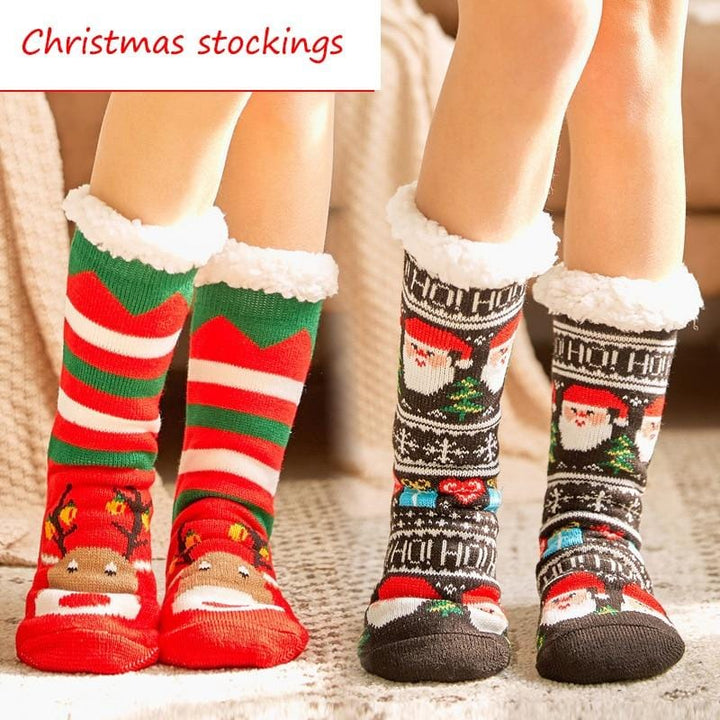 Warm Christmas Socks, 2 Pairs