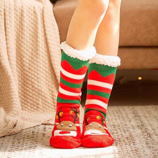 Warm Christmas Socks, 2 Pairs