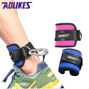 Fitness Adjustable D-Ring Ankle Straps | Foot Support |Ankle Protector