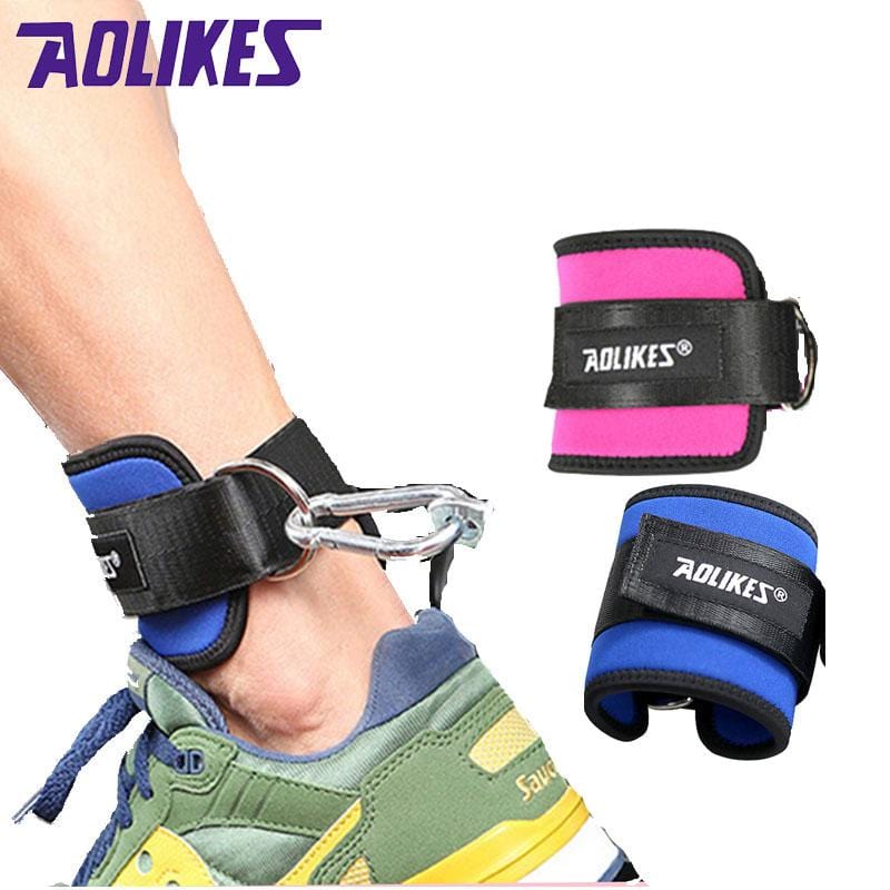 Fitness Adjustable D-Ring Ankle Straps | Foot Support |Ankle Protector