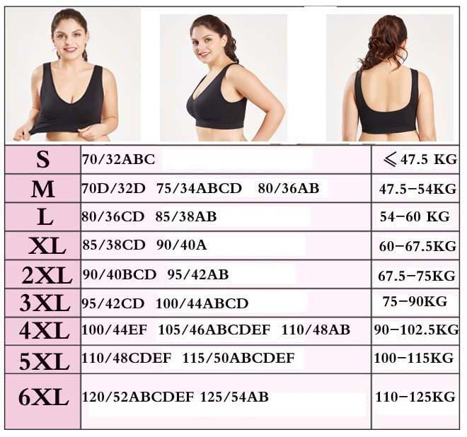 4 Bras Big Size Seamless