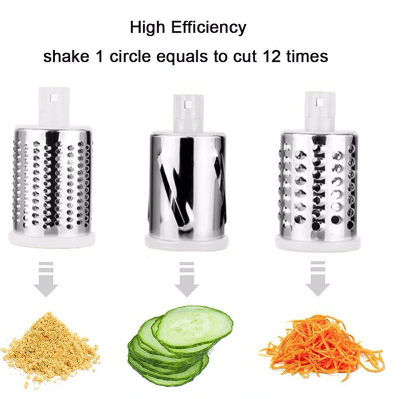 Vegetable Slicer with 3 Graters Stainless Steel