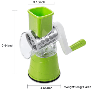 Vegetable Slicer with 3 Graters Stainless Steel